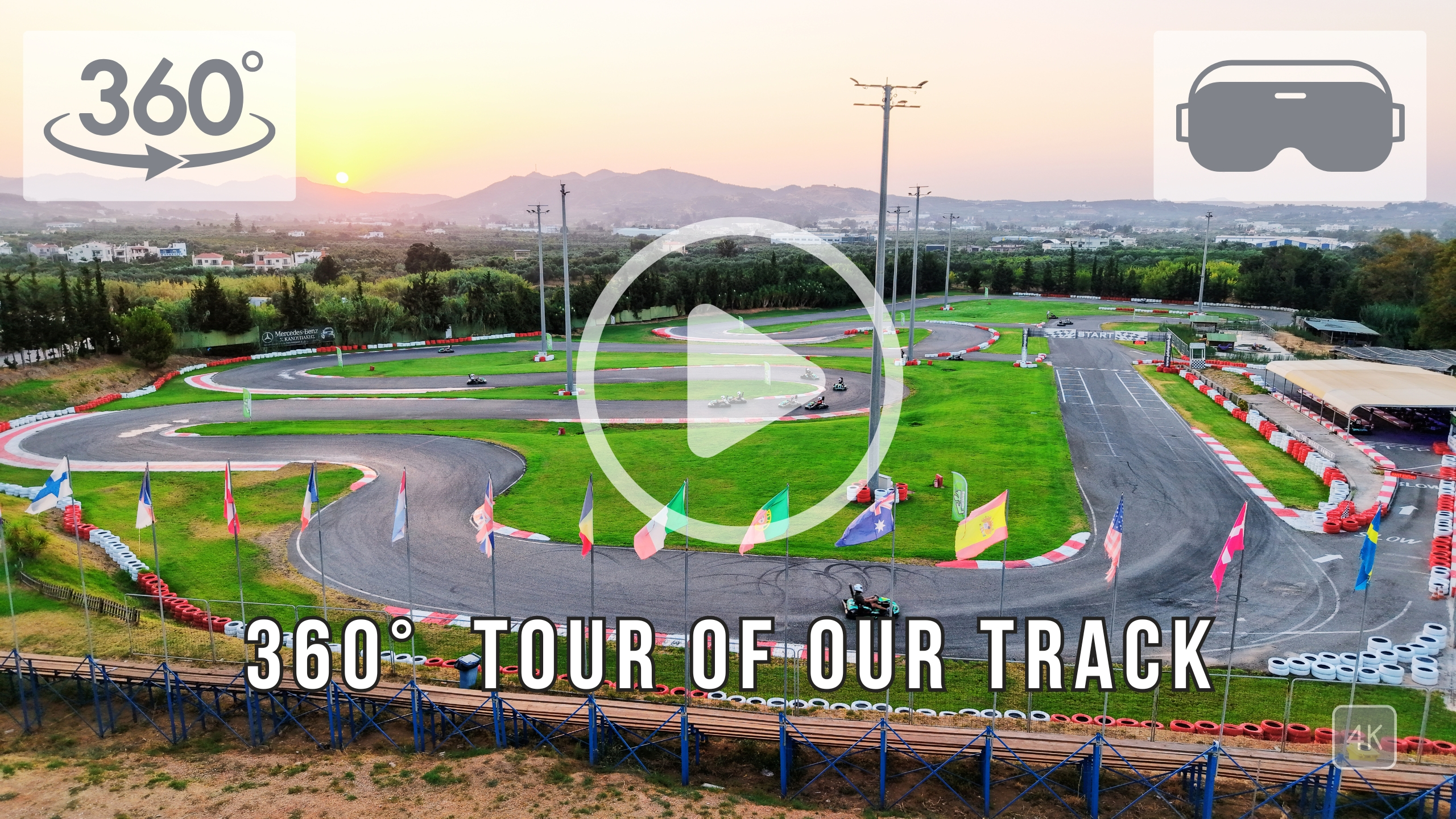 pistapark go kart chania 360 virtual tour